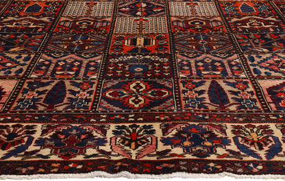 11 x 13 Vintage Persian Bakhtiari Rug 61416