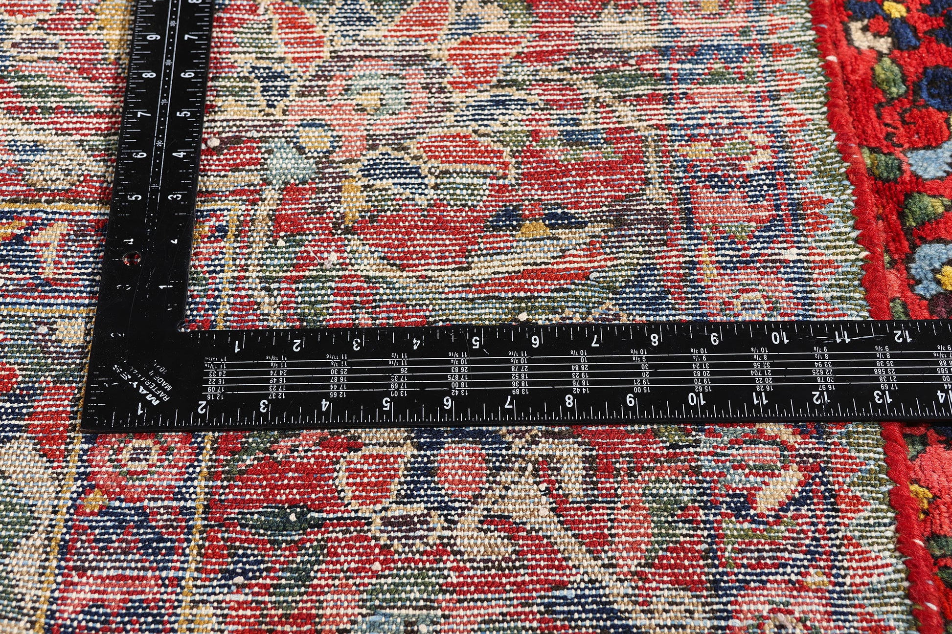 7 x 10 Red Vintage Persian Bakhtiari Rug 61503