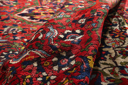 7 x 10 Red Vintage Persian Bakhtiari Rug 61503