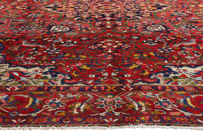 7 x 10 Red Vintage Persian Bakhtiari Rug 61503