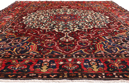 9 x 12 Red Vintage Persian Bakhtiari Rug 61544