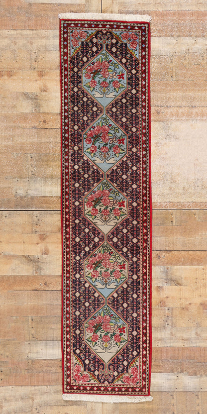 2 x 8 Vintage Persian Bijar Rug 78959