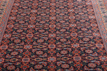 3 x 10 Navy Blue Vintage Persian Bijar Rug Runner 79316