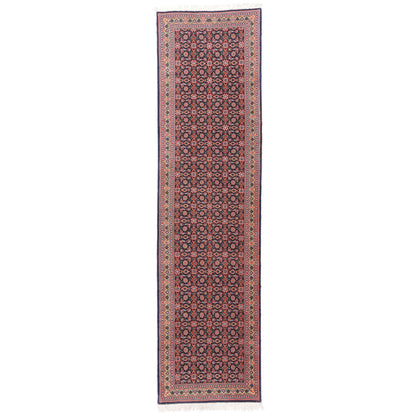 3 x 10 Navy Blue Vintage Persian Bijar Rug Runner 79316