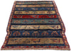 2 x 5 Navy Blue Vintage Persian Gabbeh Rug 79337