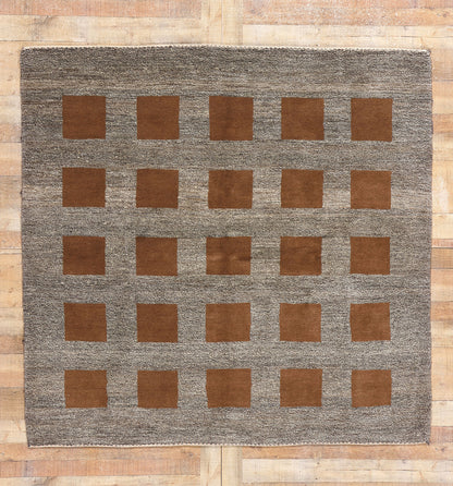 7 x 7 Vintage Square Persian Gabbeh Rug 79105