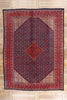 10 x 13 - Navy Blue Vintage Persian Hamadan Rug - 77149