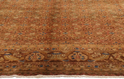 10 x 13 - Brown Vintage Persian Hamadan Rug - 75776
