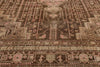 10 x 15 Brown Vintage Persian Malayer Hamadan Rug 61401