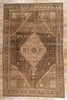 10 x 15 Brown Vintage Persian Malayer Hamadan Rug 61401