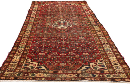3 x 10 Vintage Persian Borchelou Hamadan Rug 79284