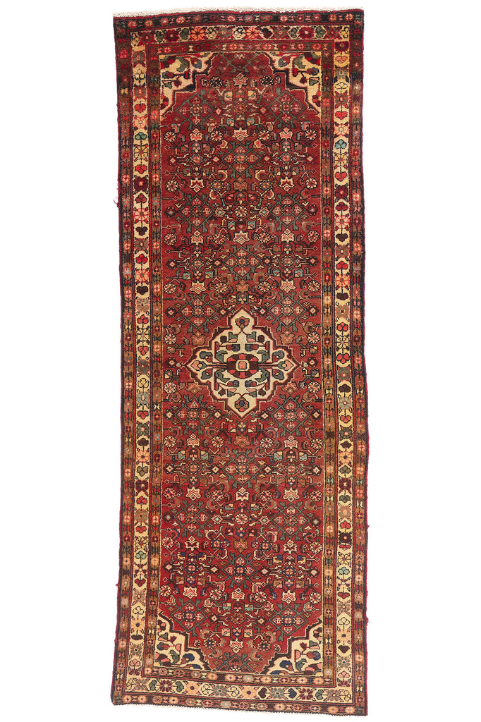 3 x 10 Vintage Persian Borchelou Hamadan Rug 79284