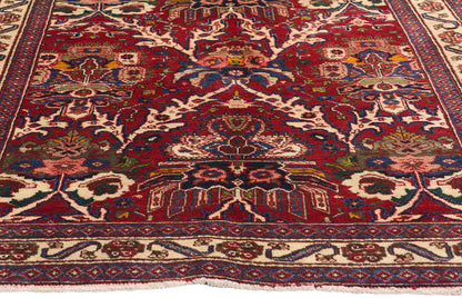 4 x 10 Vintage Persian Heriz Rug 61374