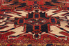 4 x 11 Red Vintage Persian Heriz Rug 61501