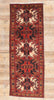 4 x 11 Red Vintage Persian Heriz Rug 61501