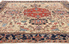 8 x 10 Ivory Vintage Persian Heriz Rug 61510