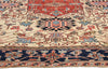 8 x 10 Ivory Vintage Persian Heriz Rug 61510