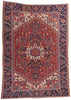 8 x 11 Vintage Persian Heriz Rug 90006