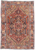 8 x 11 Antique Persian Heriz Rug 90007