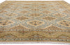 10 x 13 Beige Vintage Persian Kashan Rug 61523