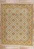 10 x 13 Beige Vintage Persian Kashan Rug 61523