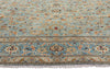 10 x 14 Light Blue Vintage Persian Kashan Rug 61486