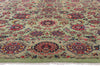 9 x 13 Green Vintage Persian Kashan Rug 61412