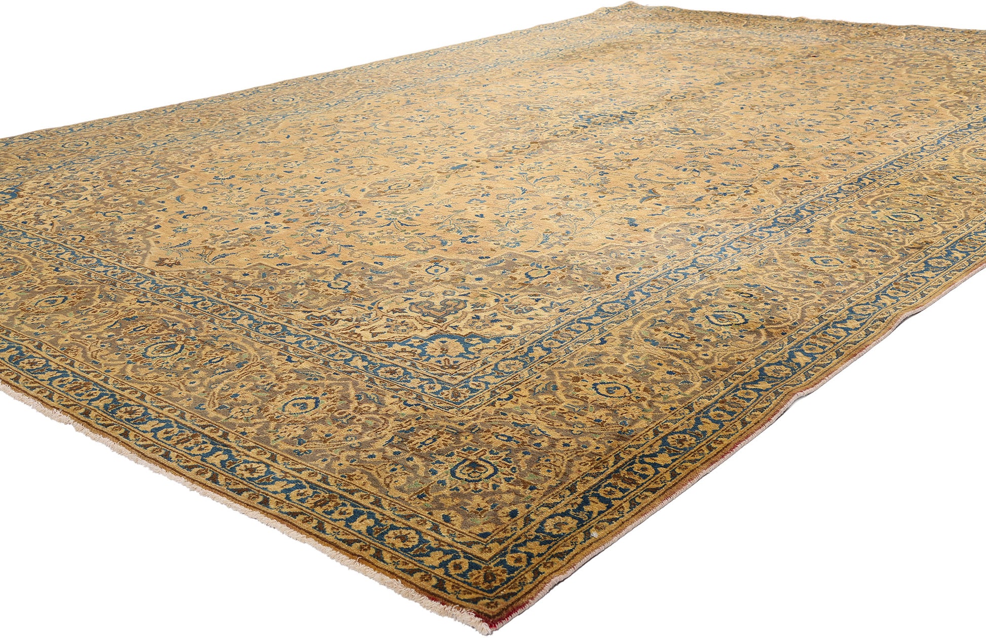 9 x 13 Vintage Persian Khorassan Rug 76306