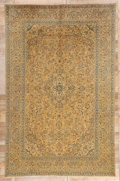 9 x 13 Vintage Persian Khorassan Rug 76306