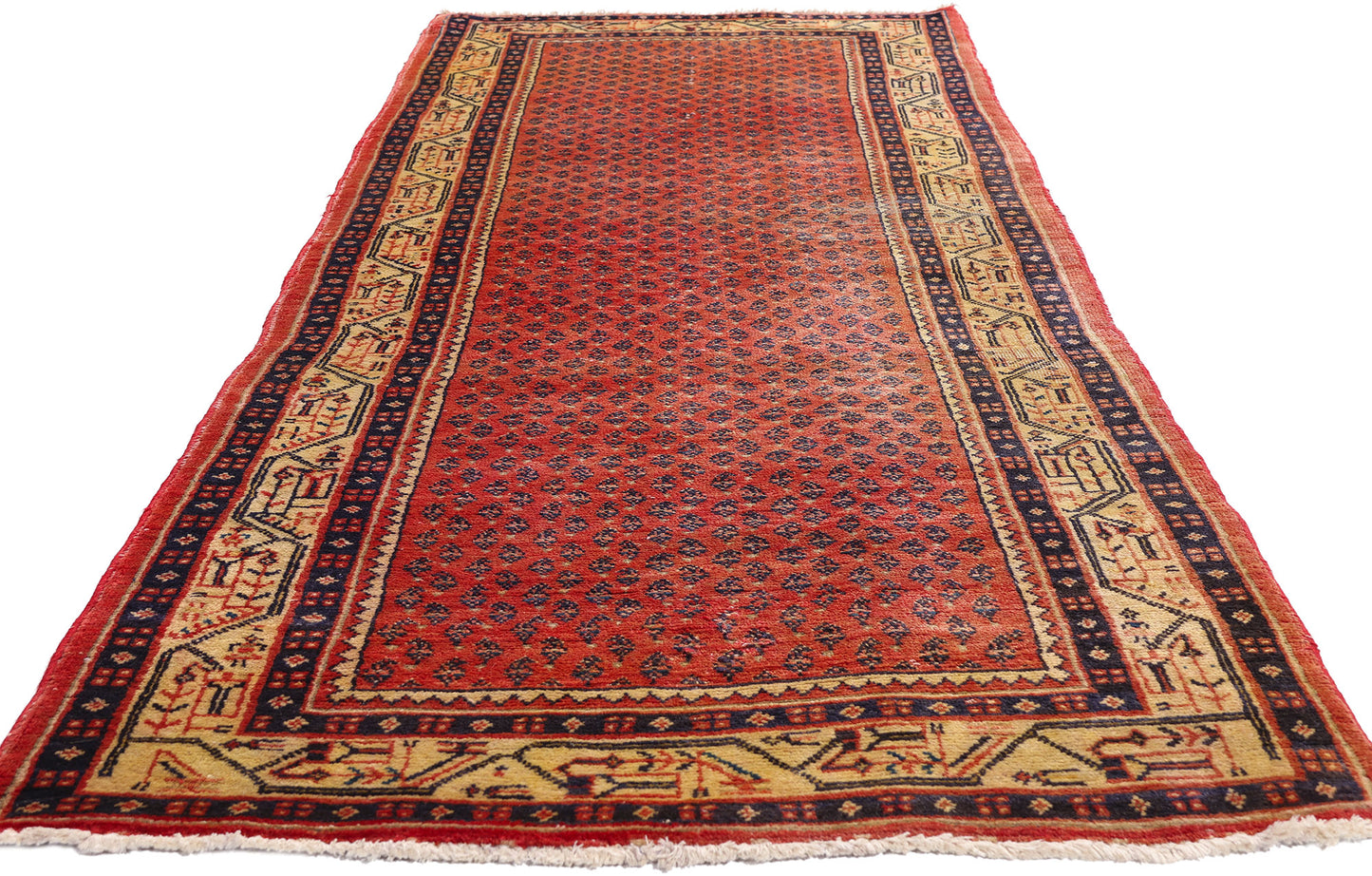 3 x 10 Vintage Persian Mahal Rug 79283