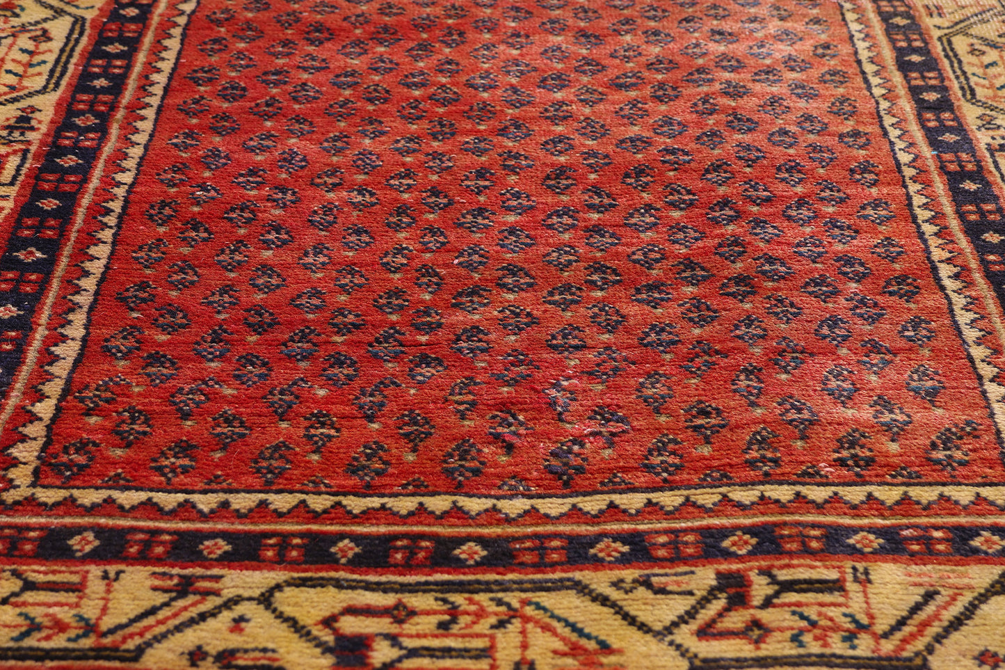 3 x 10 Vintage Persian Mahal Rug 79283