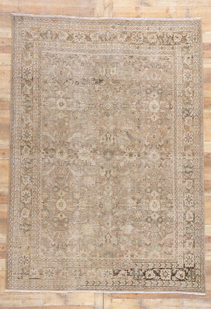 7 x 10 Vintage Persian Mahal Rug 61375