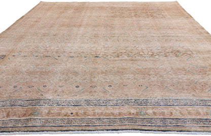7 x 11 Rust Vintage Persian Mahal Rug 61396
