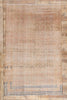 7 x 11 Rust Vintage Persian Mahal Rug 61396