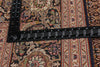 8 x 11 Black Vintage Persian Mahi Tabriz Rug 61436