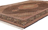 8 x 11 Black Vintage Persian Mahi Tabriz Rug 61436
