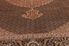 8 x 11 Black Vintage Persian Mahi Tabriz Rug 61436