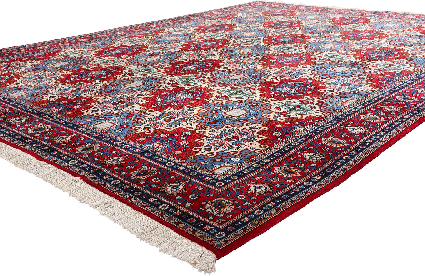 10 x 13 - Red Vintage Persian Mood Rug - 76779