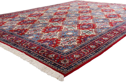 10 x 13 - Red Vintage Persian Mood Rug - 76779