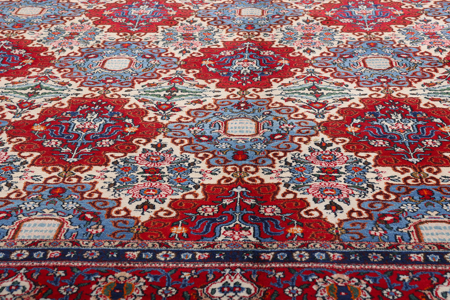 10 x 13 - Red Vintage Persian Mood Rug - 76779