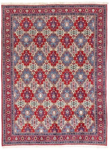 10 x 13 - Red Vintage Persian Mood Rug - 76779