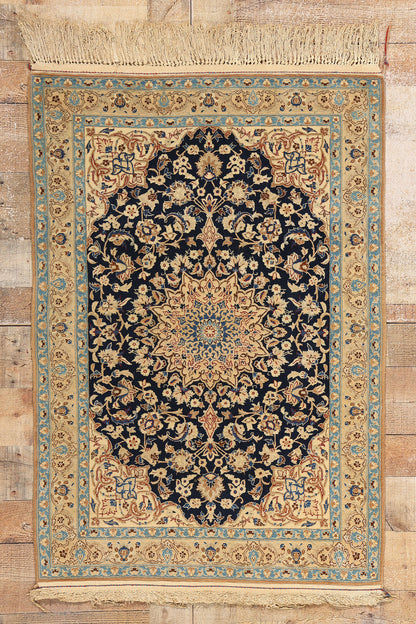 3 x 4 Vintage Persian Nain Rug 78925