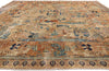 10 x 13 Beige Vintage Persian Najafabad Pictorial Rug 61437
