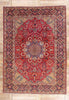 10 x 13 Red Vintage Persian Najafabad Rug 61543