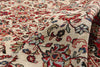9 x 12 Ivory Vintage Persian Sarouk Rug 78163