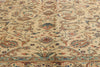 10 x 13 Beige Vintage Persian Tabriz Rug 75588