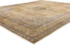 10 x 12 - Brown Vintage Persian Tabriz Rug - 80309