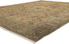 10 x 13 - Brown Vintage Persian Tabriz Rug - 76542