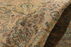 10 x 13 - Brown Vintage Persian Tabriz Rug - 76542