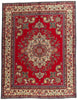 10 x 12 Red Vintage Persian Tabriz Rug 75766